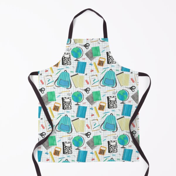 Item preview, School Supplies On Graph Paper designed and sold by SamAnnDesigns.