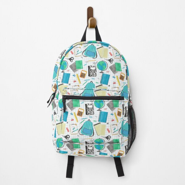 Item preview, School Supplies On Graph Paper designed and sold by SamAnnDesigns.