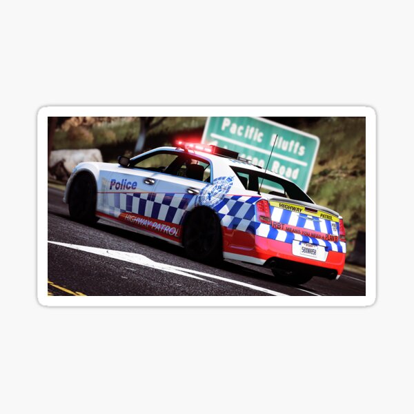 NSW Highway Patrol 300C Sticker