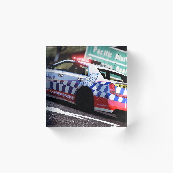 NSW Highway Patrol 300C Acrylic Block