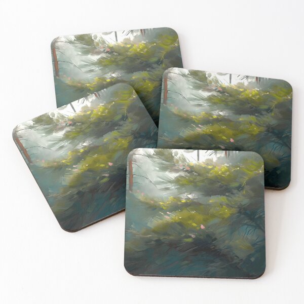 Item preview, Dynamic Impressions in a Pine Forest designed and sold by SenkiAlphonse.