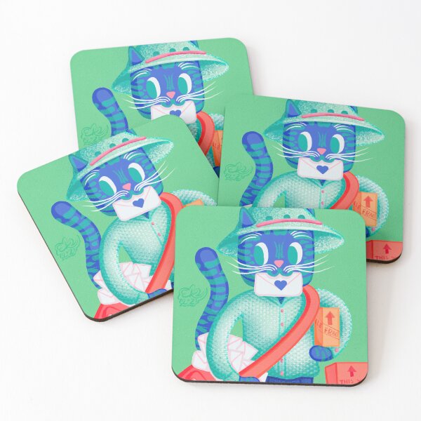 Item preview, Ollie the Mail Carrier - Pets With Jobs designed and sold by Emily-adele-art.