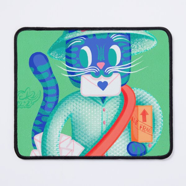 Item preview, Ollie the Mail Carrier - Pets With Jobs designed and sold by Emily-adele-art.