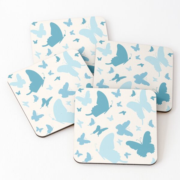 Item preview, Simple blue butterflies designed and sold by l-redfern.