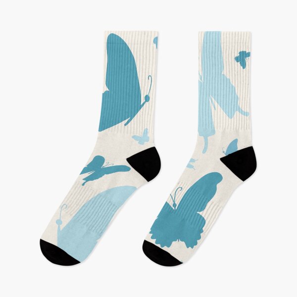 Item preview, Simple blue butterflies designed and sold by l-redfern.