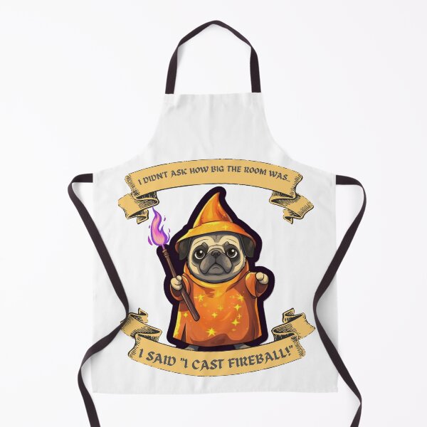 Item preview, Pug wizard use fireball designed and sold by MARA Fashion.