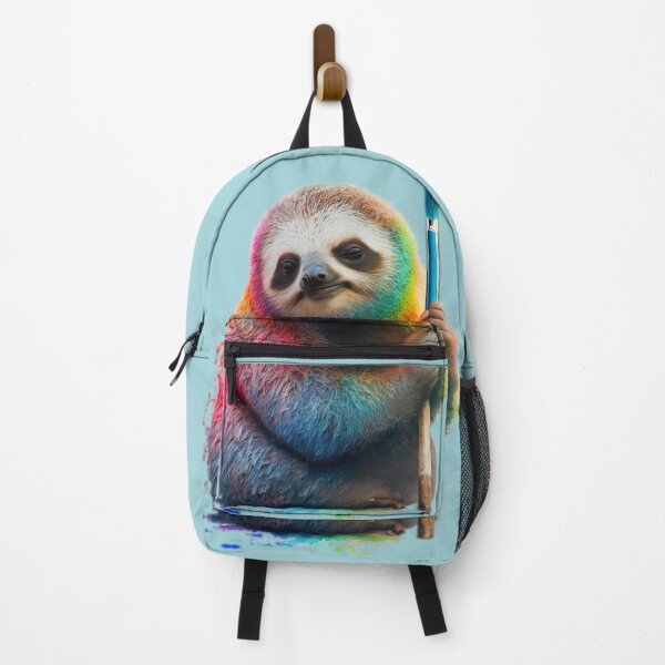Item preview, colorful sloth with paintbrush designed and sold by Picture-Art.