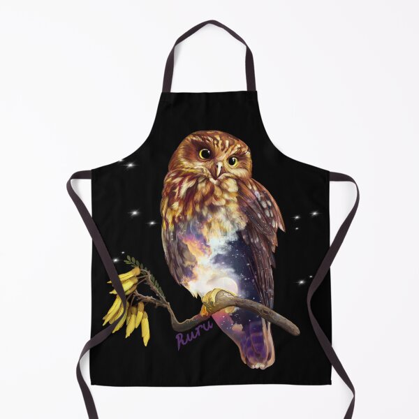 Item preview, Ruru / Morepork - native bird of Aotearoa (New Zealand) designed and sold by Lavinia Knight.