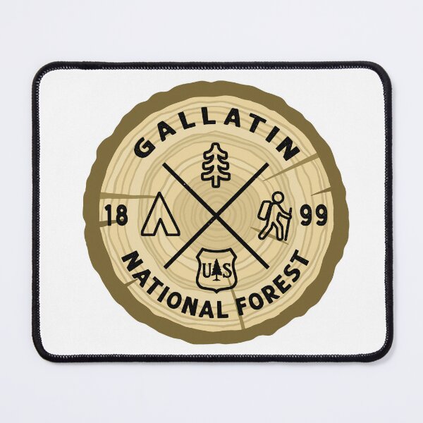 Item preview, Gallatin National Forest Log Slice designed and sold by VanyaKar.