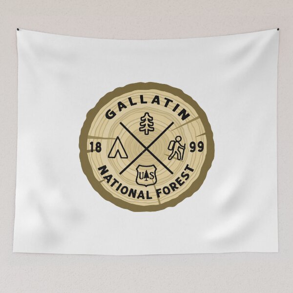 Item preview, Gallatin National Forest Log Slice designed and sold by VanyaKar.