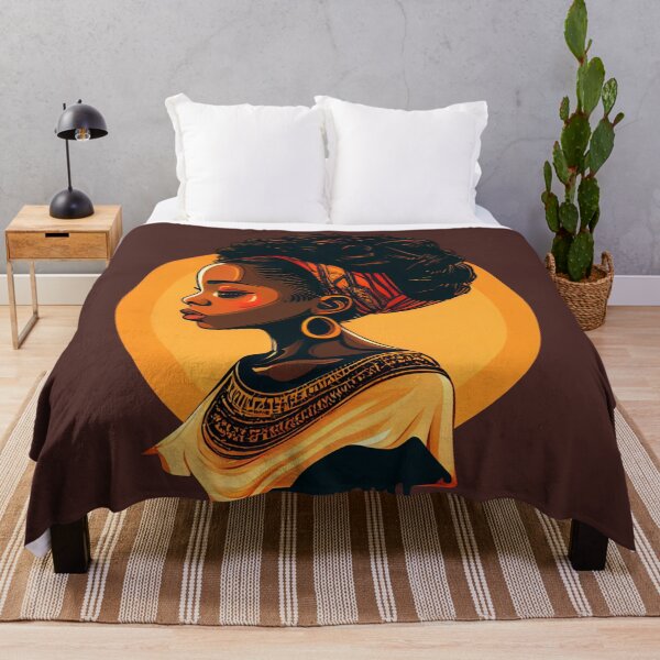Item preview, mujer africana negra designed and sold by AfroMosaic.