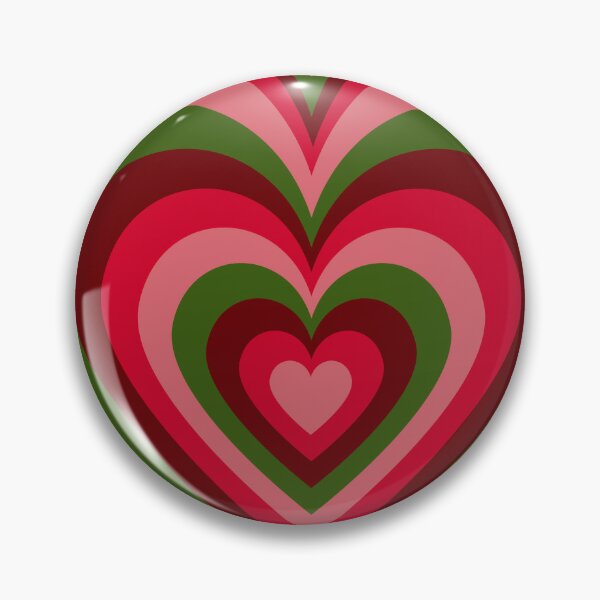 Y2K Heart Button Pin Aesthetic Heart Pin Pink, Lilac / Purple