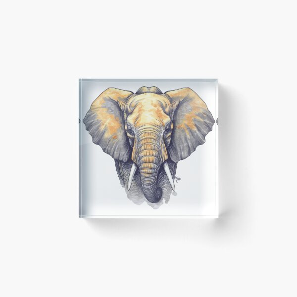 Item preview, Majestic elephant theme designed and sold by Okracha.