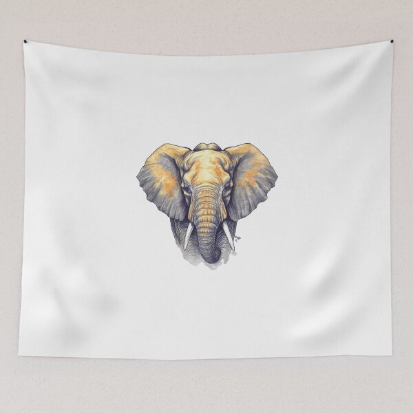 Item preview, Majestic elephant theme designed and sold by Okracha.