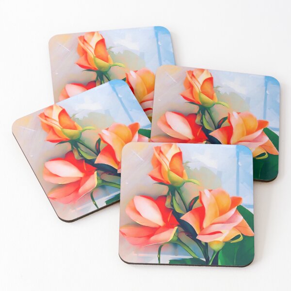 Item preview, Roses in the Window  designed and sold by Dana Roper.