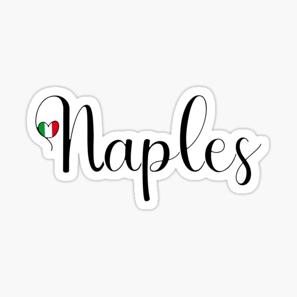 Item preview, Naples With Italian Heart - I Love Naples designed and sold by molamode.