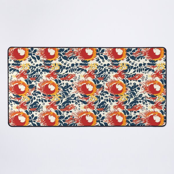 Item preview, Dragonflower no 2, borderless pattern / tessellation designed and sold by evanspatterns.