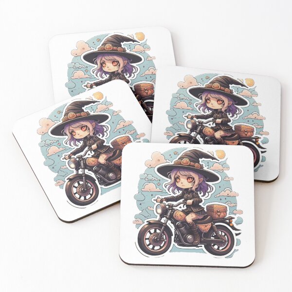 Item preview, Witch on a Motorcycle  designed and sold by Simply-Cryptic.