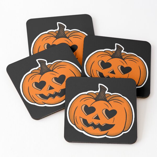 Item preview, heart eyes jack o'lantern  designed and sold by ASTRALEXIA.