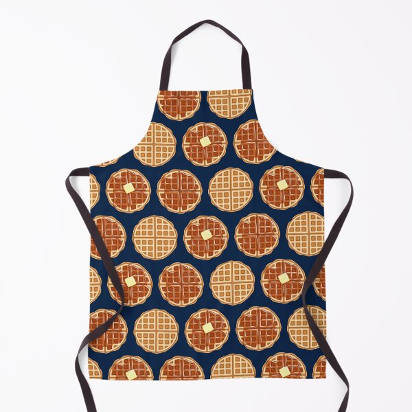 Item preview, waffles - navy blue designed and sold by littlearrow.
