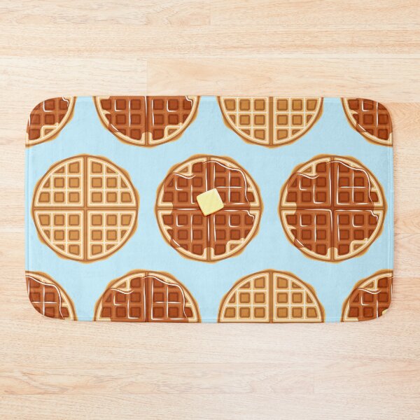 Item preview, waffles - light blue designed and sold by littlearrow.