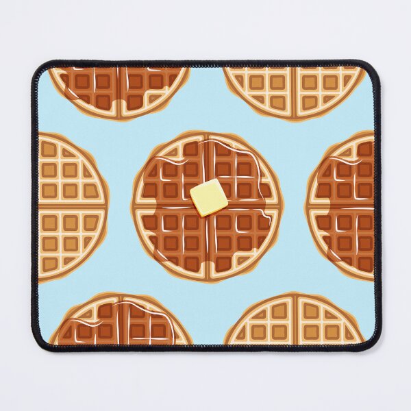 Item preview, waffles - light blue designed and sold by littlearrow.