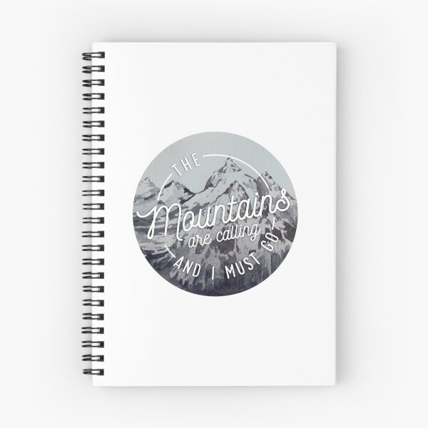 Item preview, The Mountains Are Calling designed and sold by redwoodandvine.