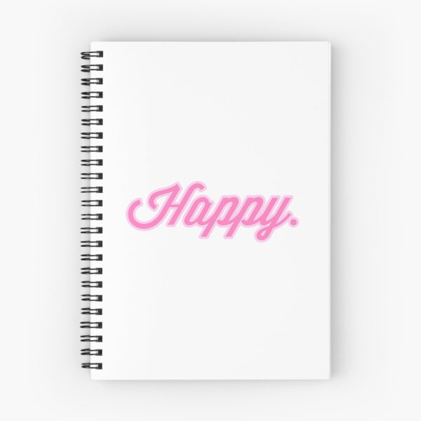 Item preview, Happy Graphic Tee, script, pink designed and sold by HandCraftedArt.