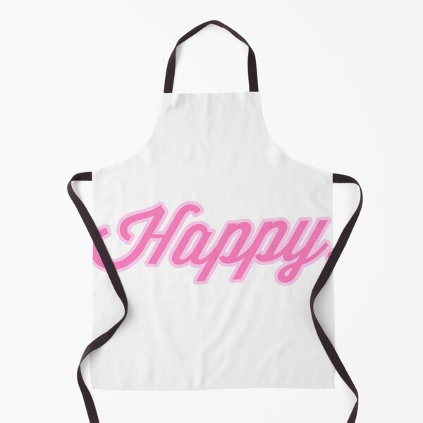 Item preview, Happy Graphic Tee, script, pink designed and sold by HandCraftedArt.