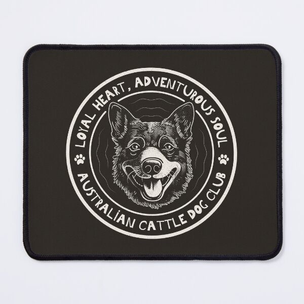 Item preview, Loyal Heart, Adventurous Soul - Australian Cattle Dog Club Print designed and sold by semisoberme.