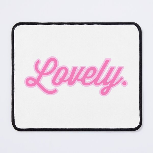 Item preview, Lovely Graphic Tee, script, pink designed and sold by HandCraftedArt.