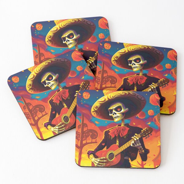 Item preview, El Letrista - Día de los Muertos - The Lyricist - Day of the Dead designed and sold by Rickie Pauley.