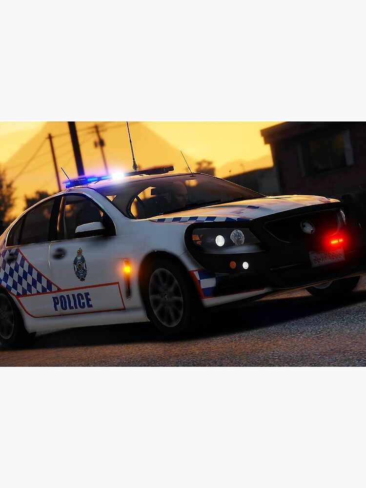 Thumbnail 2 of 2, Art Board Print, QPS Holden Commodore At Sunset designed and sold by darkmyre.