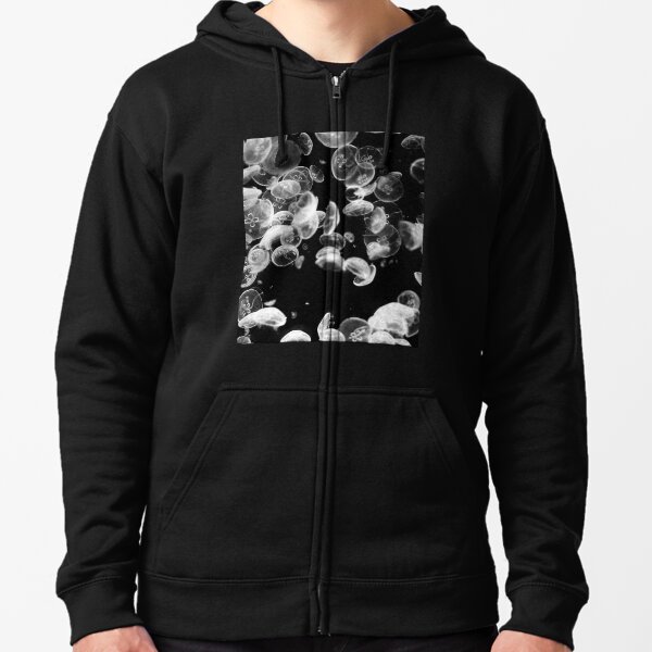 A Bloom of Jellyfish Zipped Hoodie