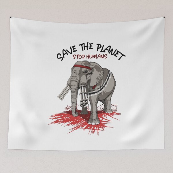 Item preview, Save the planet, stop humans designed and sold by theduc.