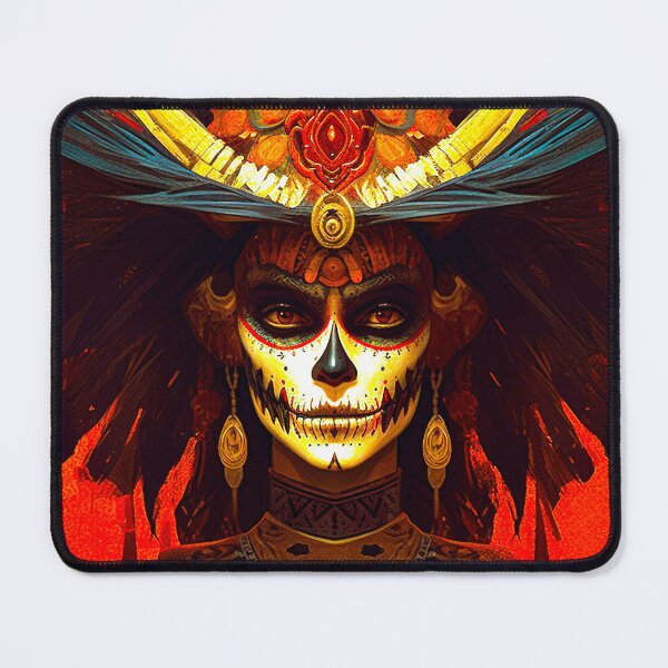 Item preview, La Vidente - Día de los Muertos - The Visionary - Day of the Dead designed and sold by Rickie Pauley.