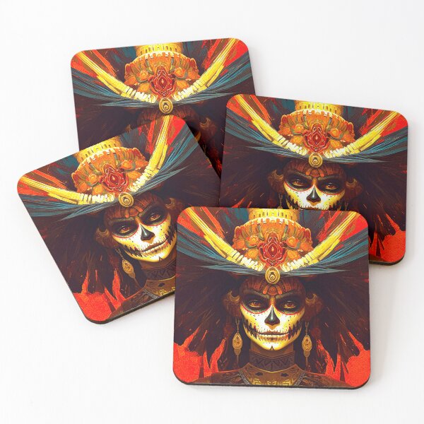 Item preview, La Vidente - Día de los Muertos - The Visionary - Day of the Dead designed and sold by Rickie Pauley.