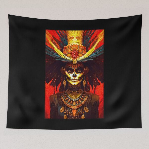 Item preview, La Vidente - Día de los Muertos - The Visionary - Day of the Dead designed and sold by Rickie Pauley.