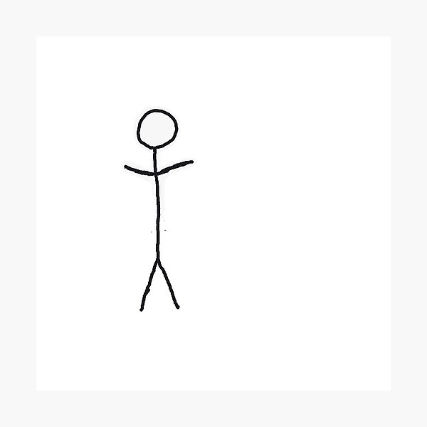 Stick Figure Meme Photographic Prints for Sale