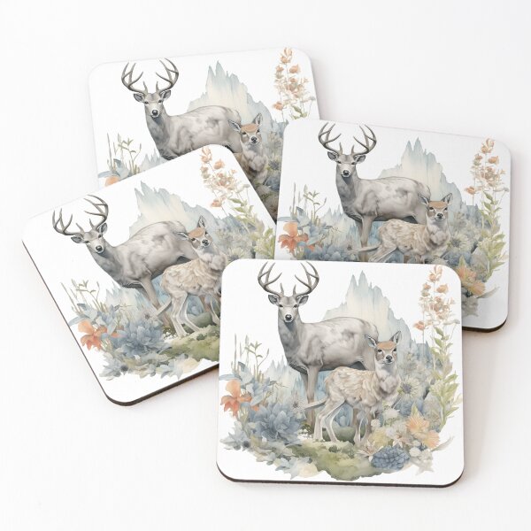 Item preview, Forest Serenity: Deer Amidst the Woods designed and sold by Blackstylez.