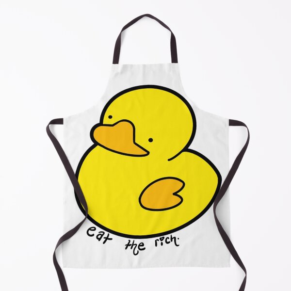 Item preview, Eat the Rich Rubber Duck designed and sold by smashcraftsyyc.