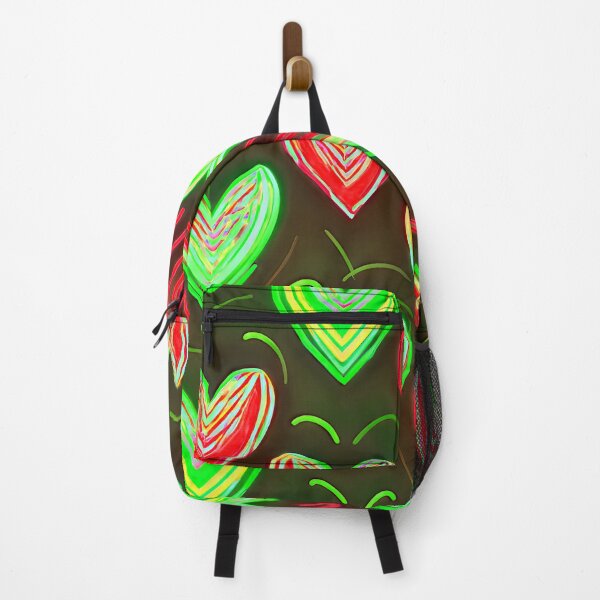 Item preview, #H603: Green Red Heart Sketch Passion Hearts Pattern designed and sold by FarStarL33.