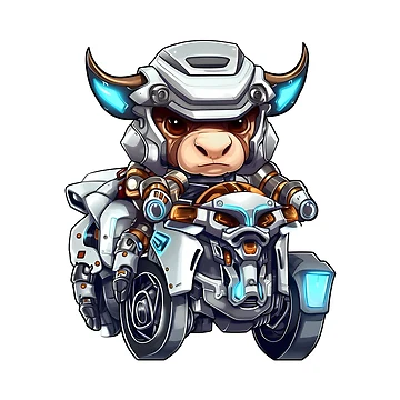 Artwork thumbnail, Bionic Buffalos by RittiStudio