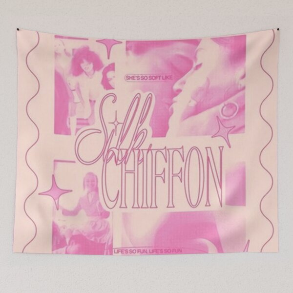 Item preview, Pink Silk Chiffon  designed and sold by rebeccadavisa.