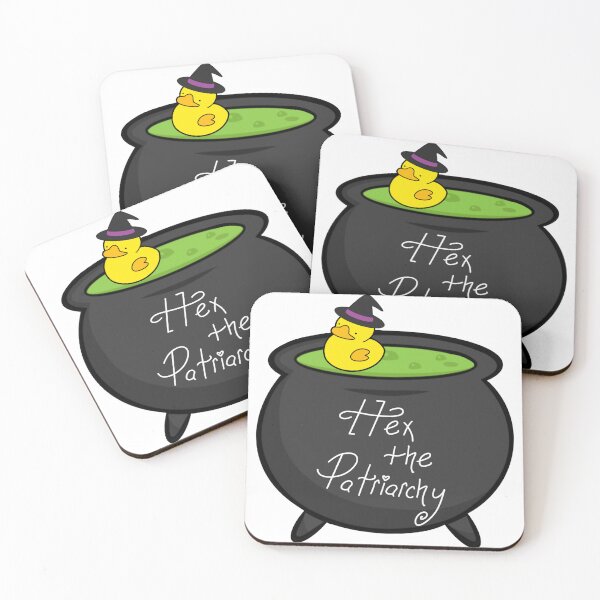 Item preview, Hex the Patriarchy Rubber Duck designed and sold by smashcraftsyyc.