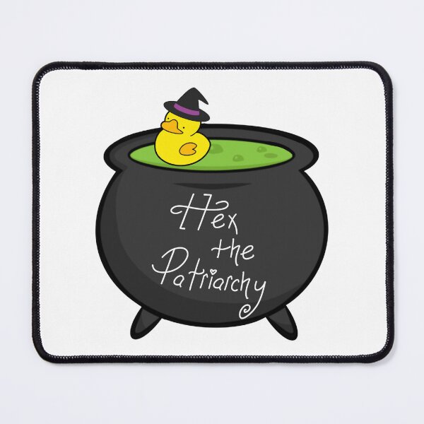 Item preview, Hex the Patriarchy Rubber Duck designed and sold by smashcraftsyyc.