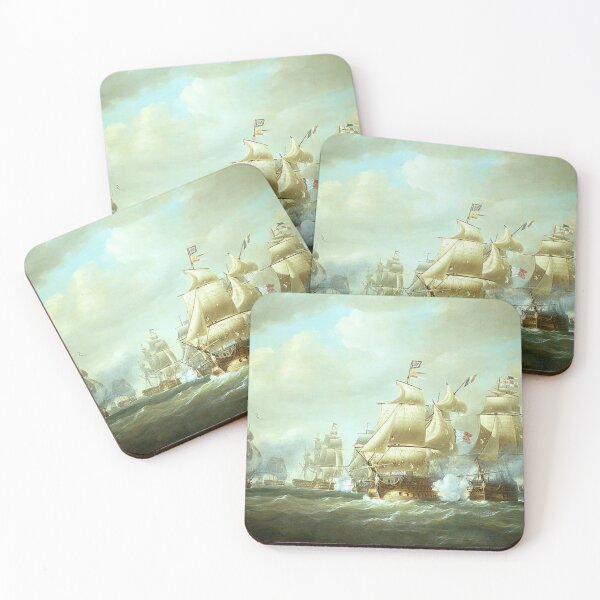 Item preview, 1806 - Napoleonic Wars - Battle of San Domingo - Naval Battles - Historical Art designed and sold by TheHappyK.