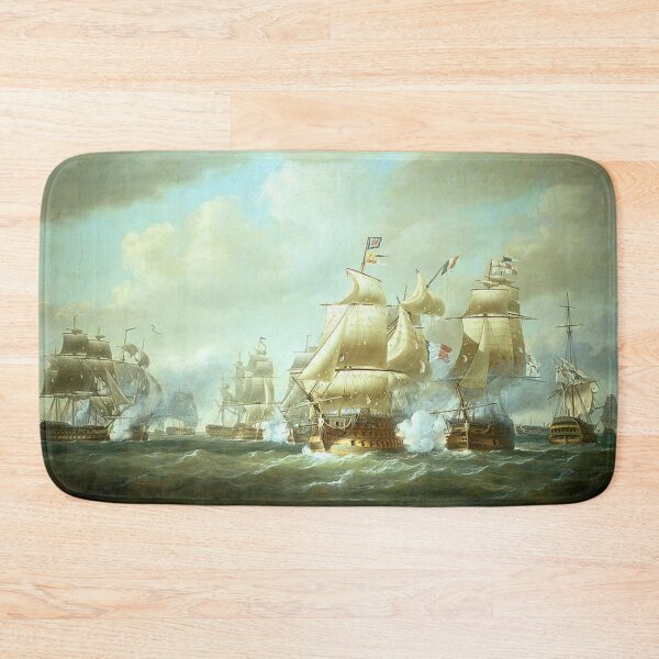 Item preview, 1806 - Napoleonic Wars - Battle of San Domingo - Naval Battles - Historical Art designed and sold by TheHappyK.