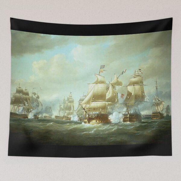 Item preview, 1806 - Napoleonic Wars - Battle of San Domingo - Naval Battles - Historical Art designed and sold by TheHappyK.