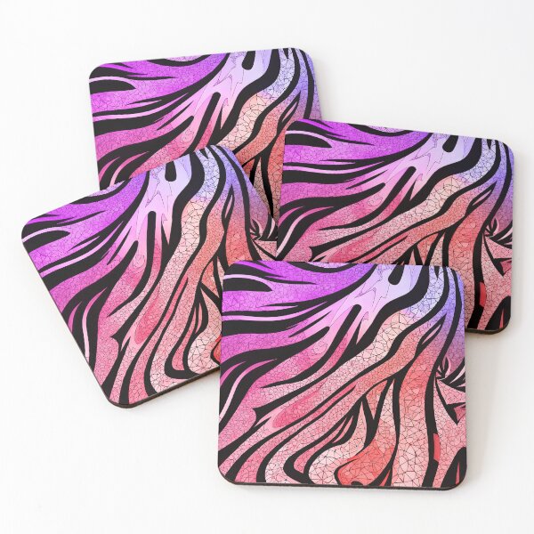 Item preview, #T582: Pastel Pink Zebra With Crosshatch Tiggin TNT Pattern designed and sold by FarStarL33.